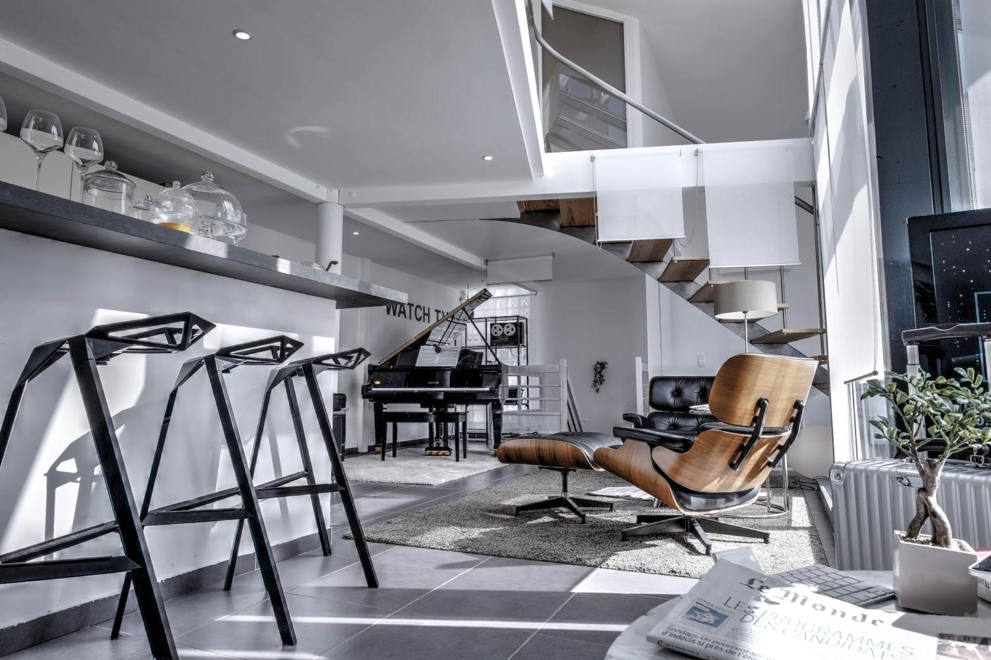Beautiful Loft 130M2 Sun And Free Parking Ok 1M95 La Garenne-Colombes Exterior foto